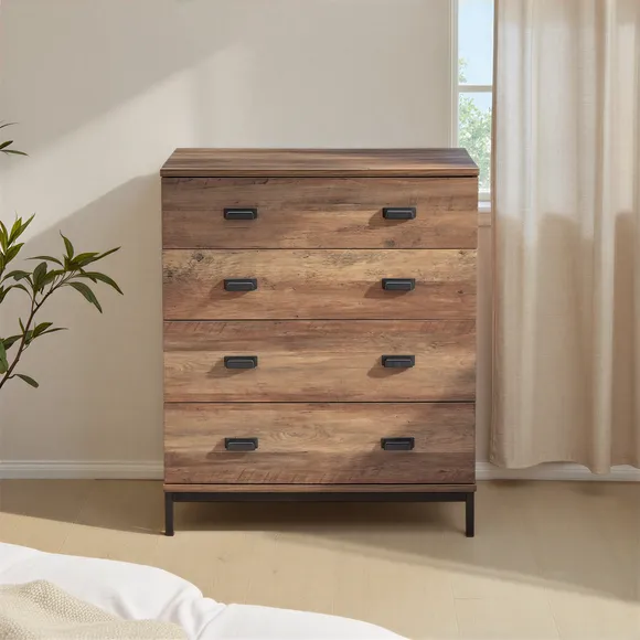 Fulton 2 Drawer Bedside Tables & 4 Drawer Chest & 2 Door Wardrobe Bundle 3