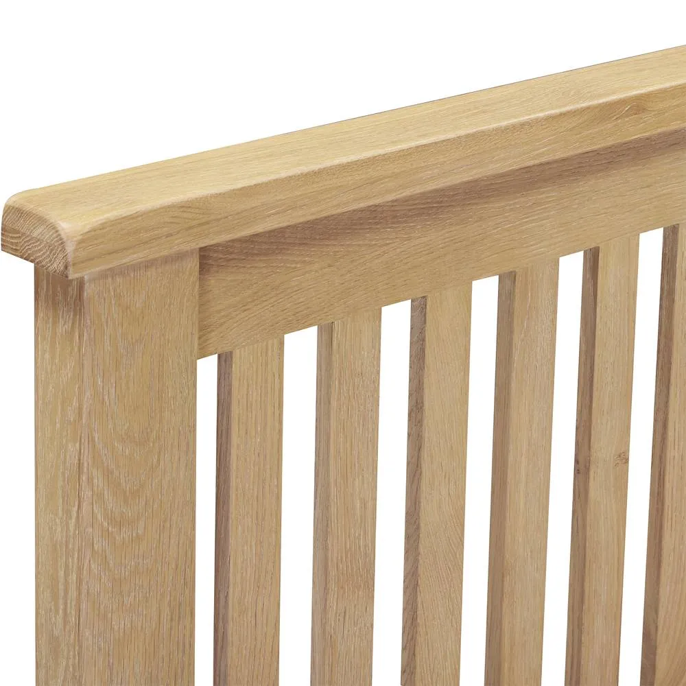 Seconique Windsor 5' Bed Low Foot End (Part Assembled) in Light Oak 6