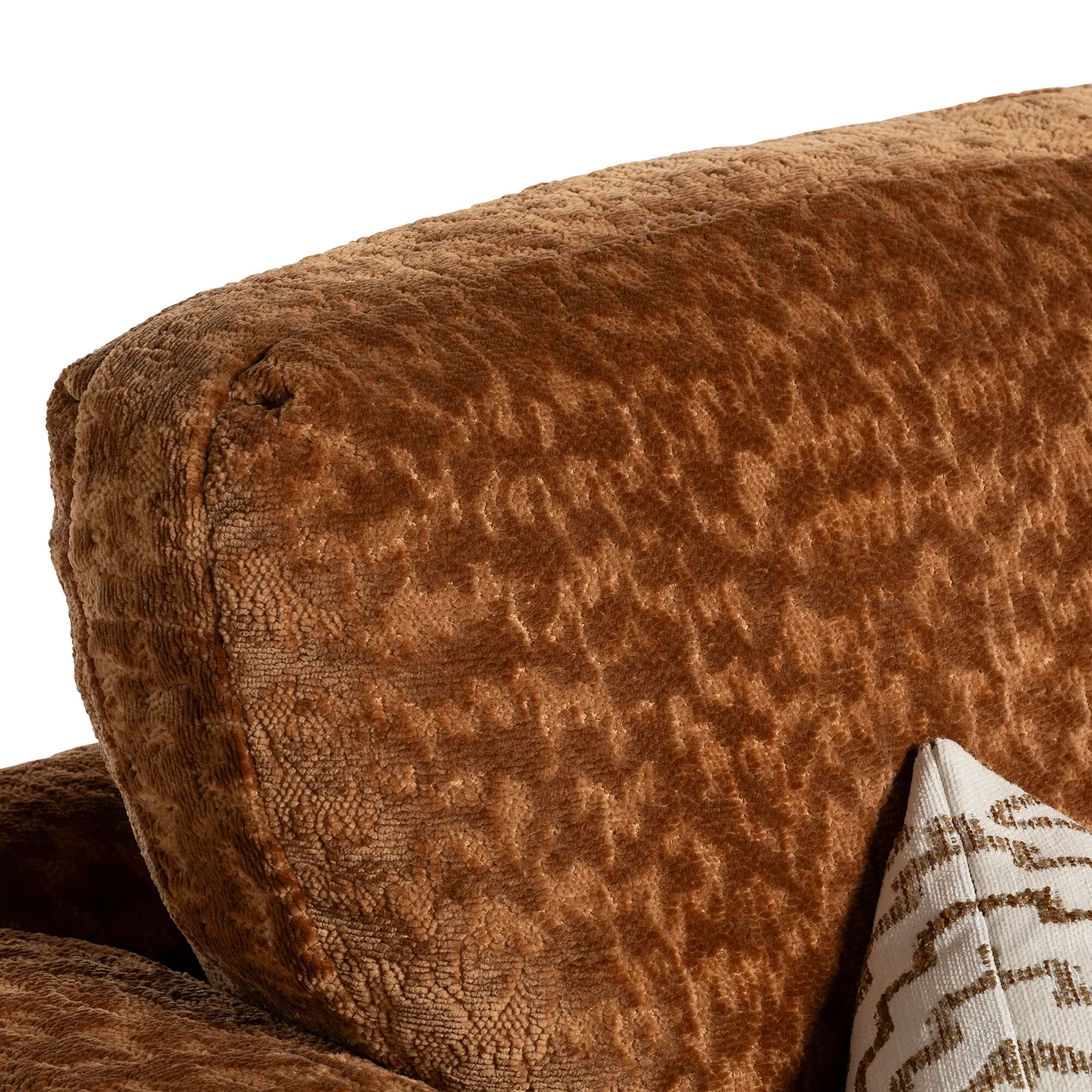 Chaska Snuggler, Orange Fabric | Barker & Stonehouse 3