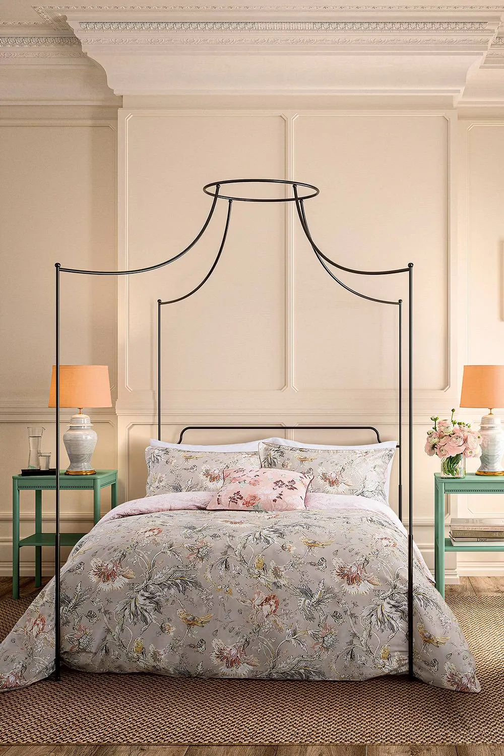 English Heritage 'Suffolk Garden' Cotton Duvet Cover Set