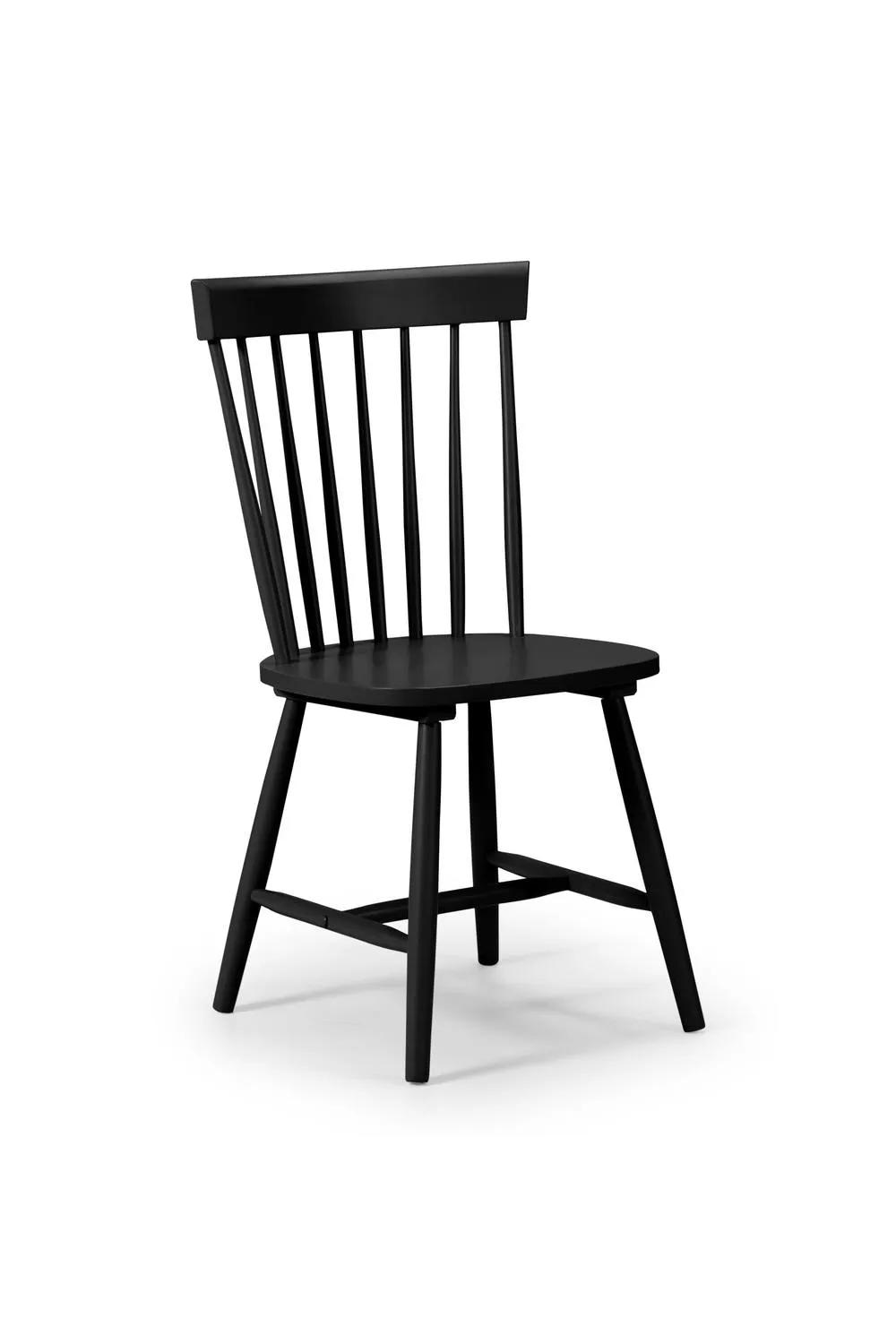 Julian Bowen Torino Spindle Back Dining Chair (Set of 2) in Black 4