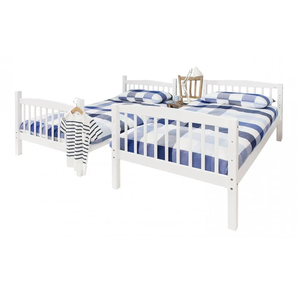 Nöa and Nani Brighton Bunk Bed with 2 Single Beds in White 4