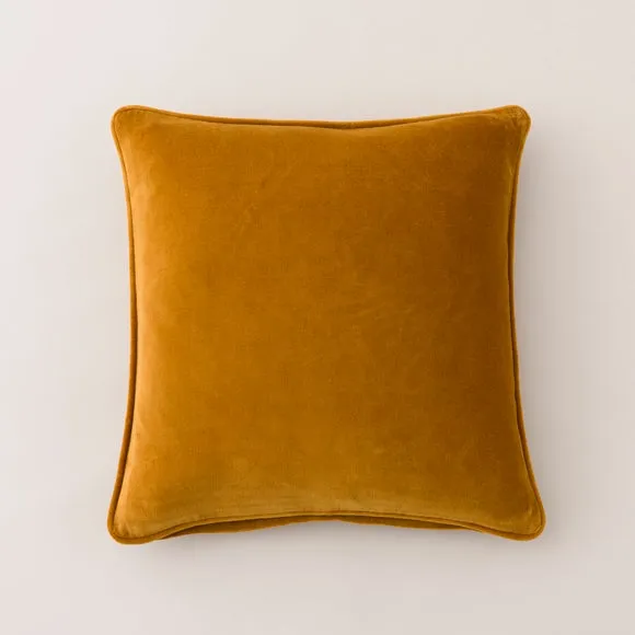 Clara Cotton Velvet Square Cushion 2