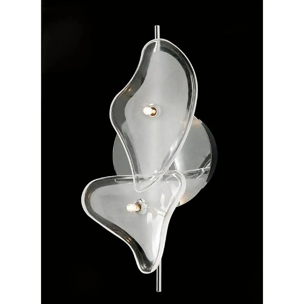 Netlighting Otto Ceiling Wall 2 Light G4 Bar Chrome NOT LED CFL Compatible in Silver 2