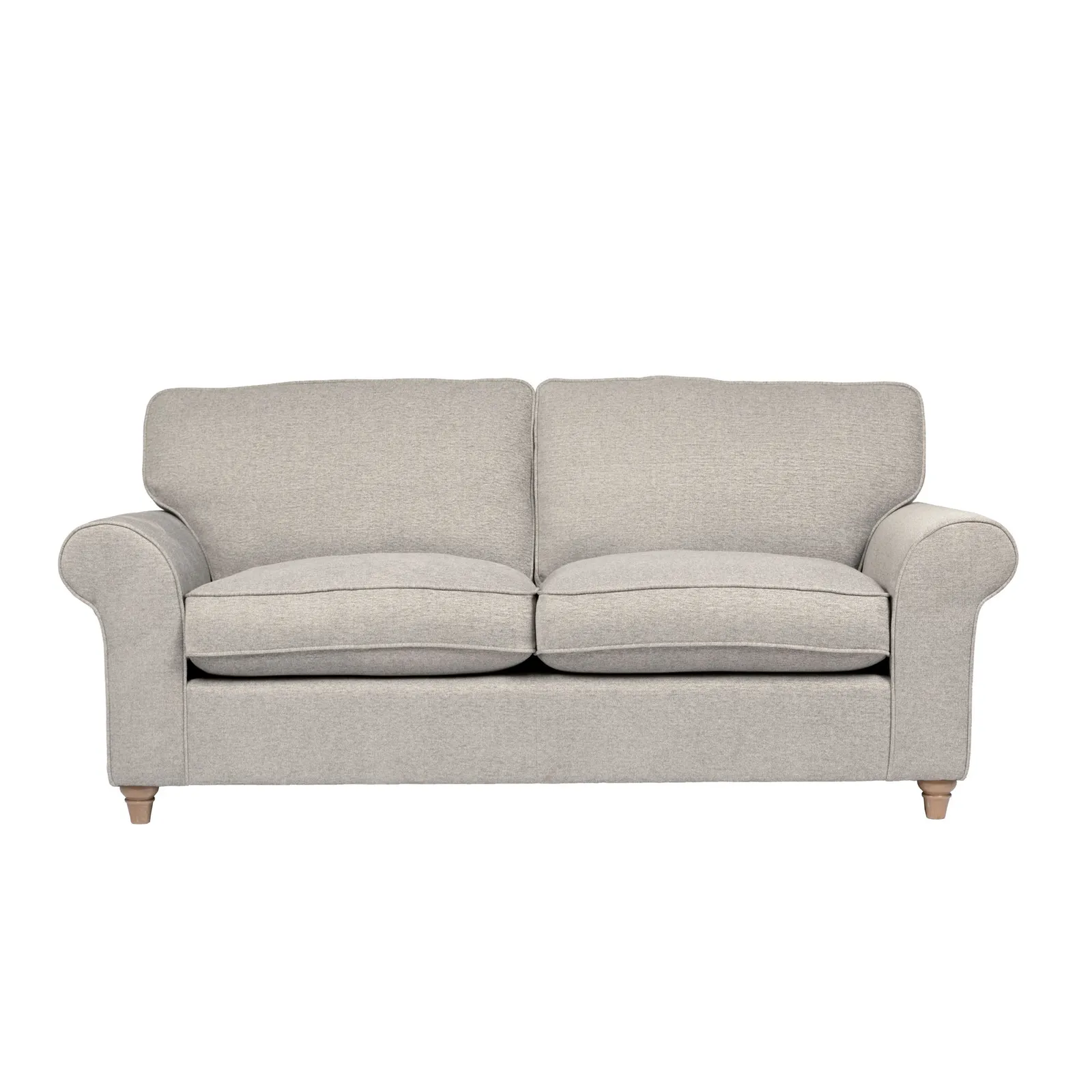 Rosa Fabric 3 Seater Sofa Grey