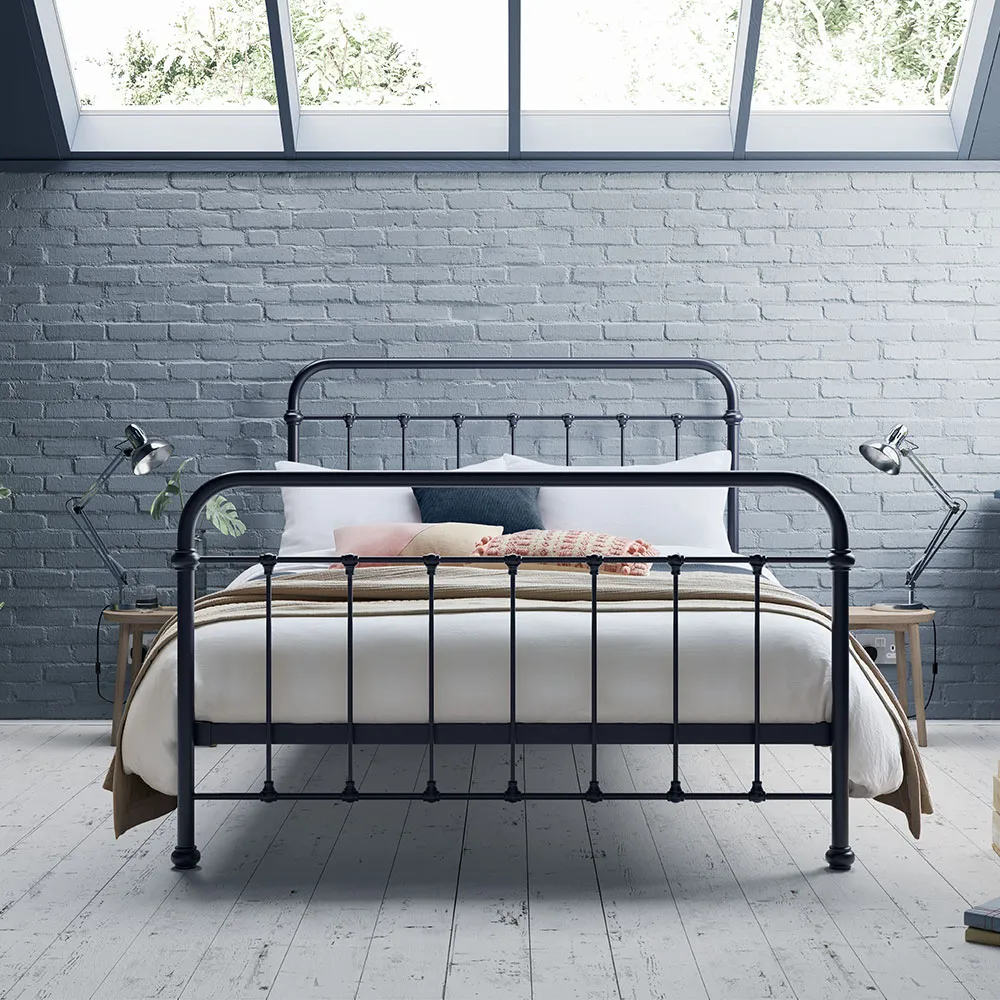 Oliver Bed, Double - Navy