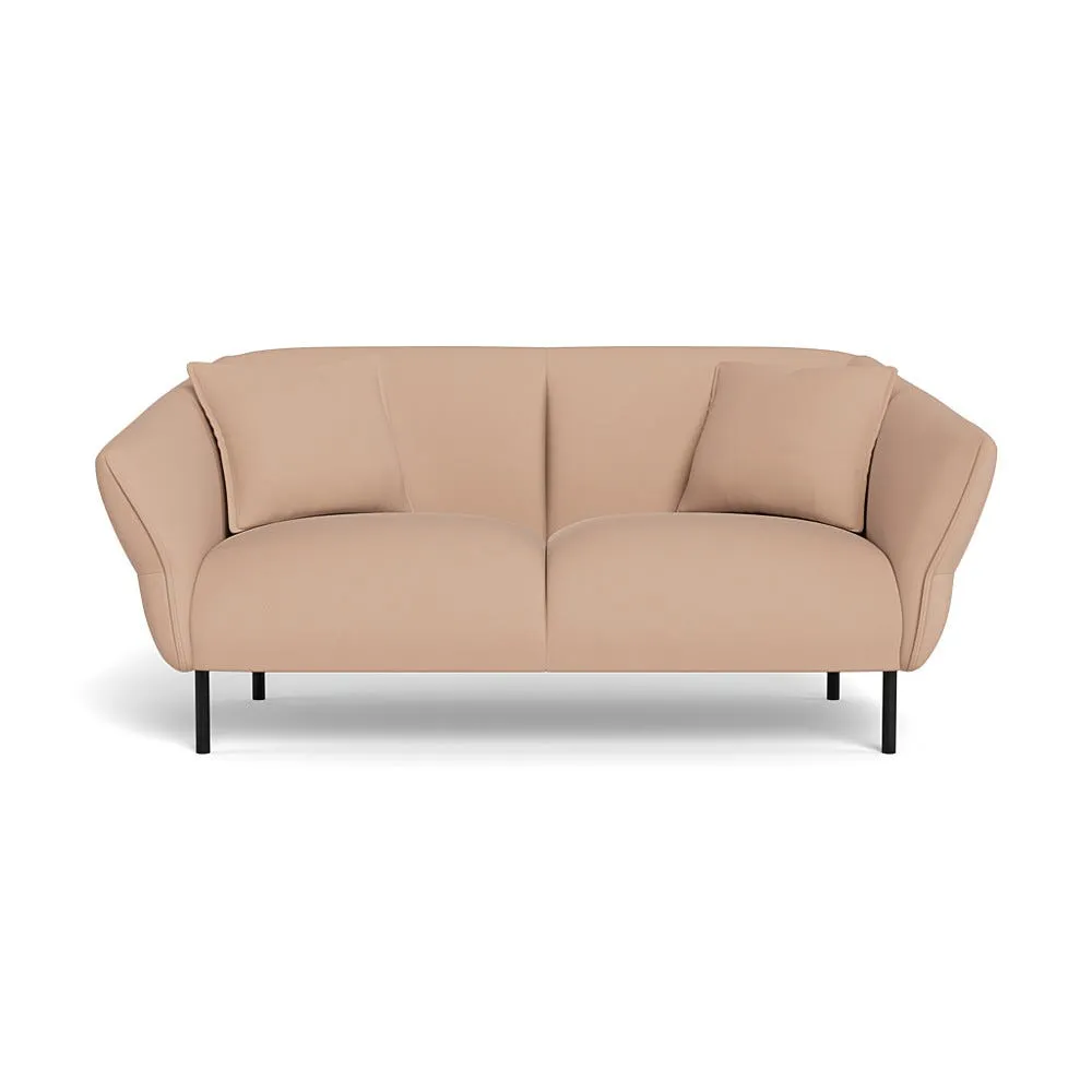 Heal's Alto 2 Seater Sofa Capelo Linen-Cotton Rosedale Black Feet 1