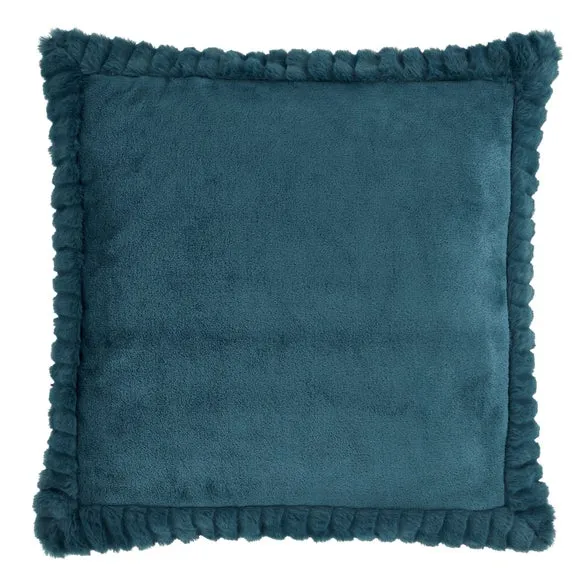 Catherine Lansfield Faux Velvet Cushion 2