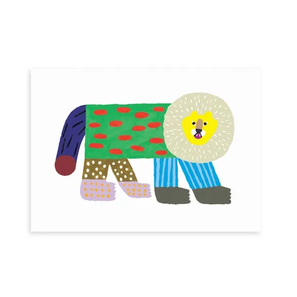 East End Prints Flash Lion Print 2
