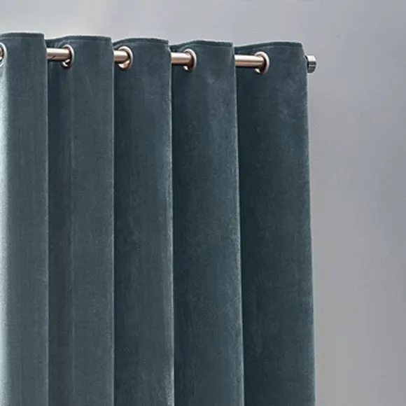 Yard Chenille Eyelet Curtains 1