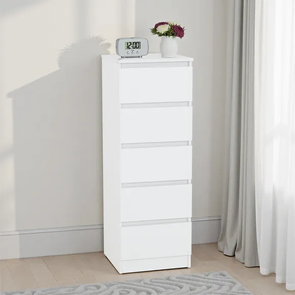 Walker 5 Drawer Narrow Chest 1