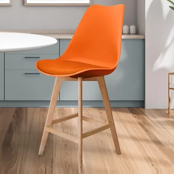 Fusion Living Soho Plastic Bar Stool 1