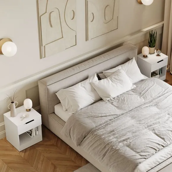 Hayes Set of 2 1 Drawer Bedside Tables 5