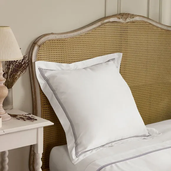Dorma Rovello Embroidery 100% Cotton Continental Pillowcase 2