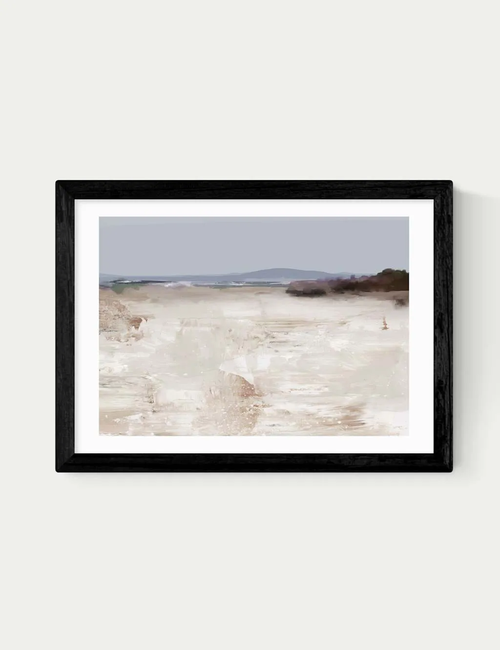 East End Prints Cali Framed Art Print Black
