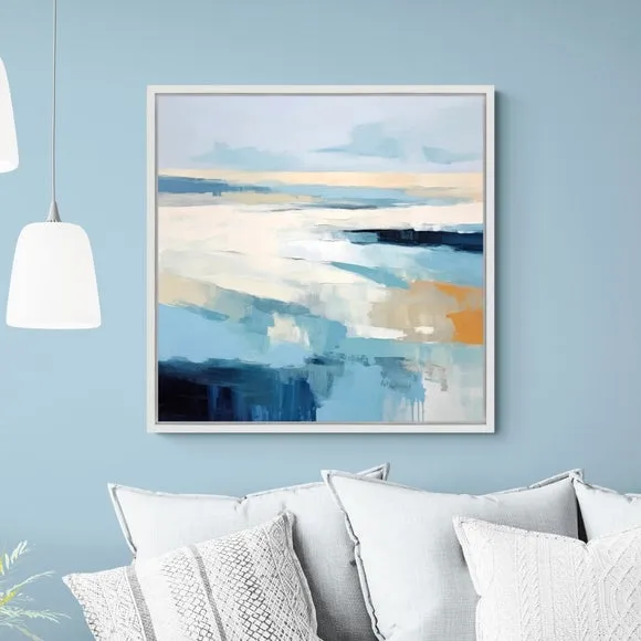 Artko Blue Reflections by Irena Orlov Framed Print