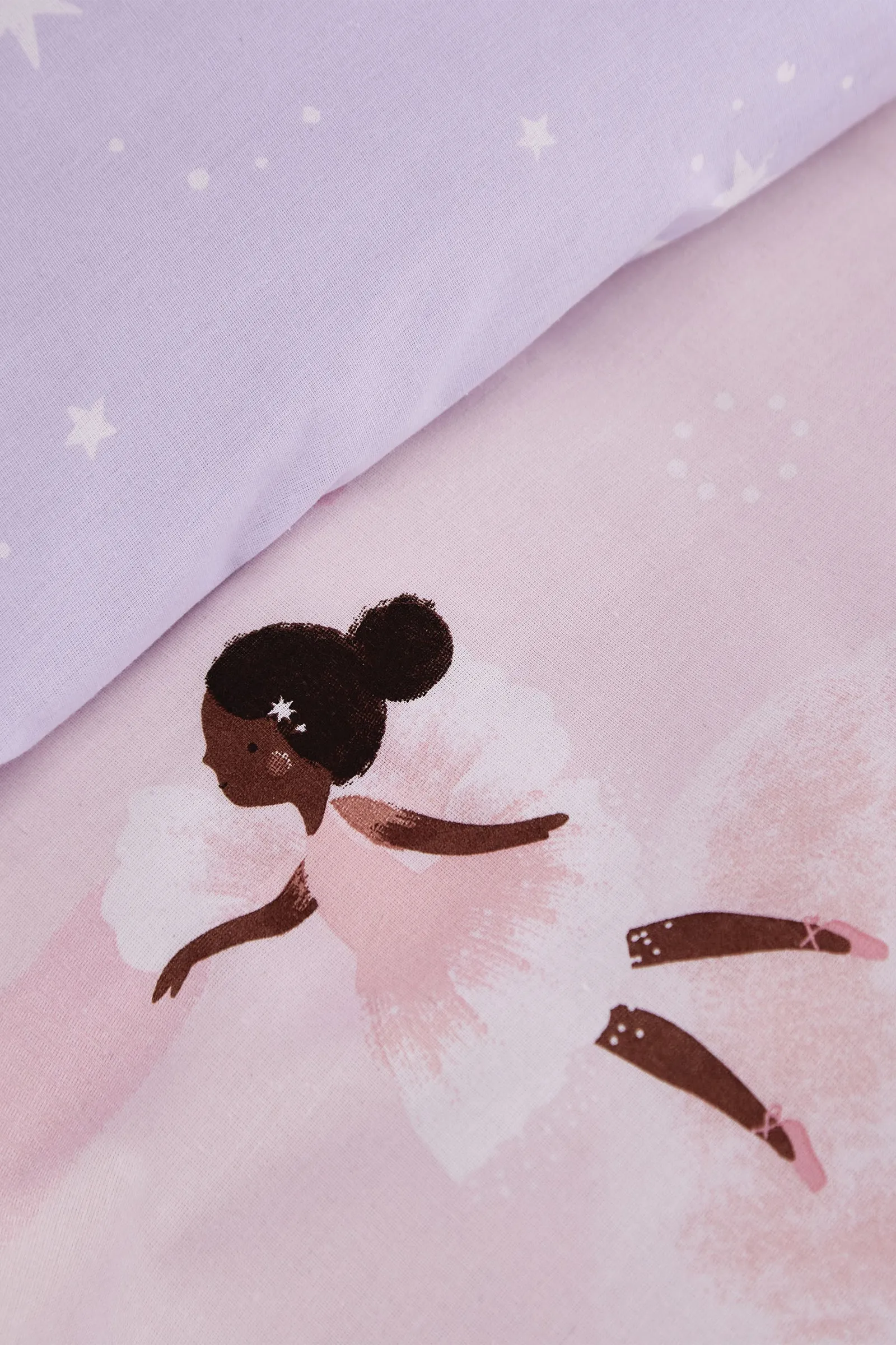 Catherine Lansfield 'Dancing Fairies' Fitted Sheet in Pink 2