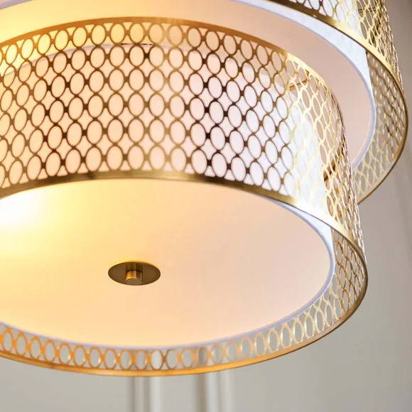 Vogue Tolna 6 Light Adjustable Tiered Pendant Light 2