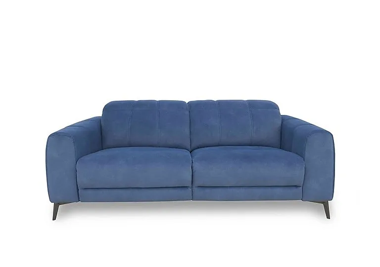 Ezra 3 Seater Fabric Sofa - Dexter Wave