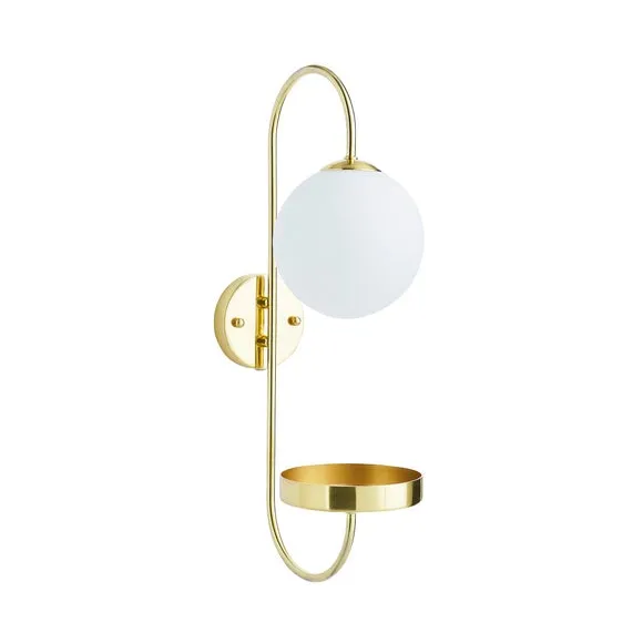 Gigi Plug In Wall Light with Shelf 5