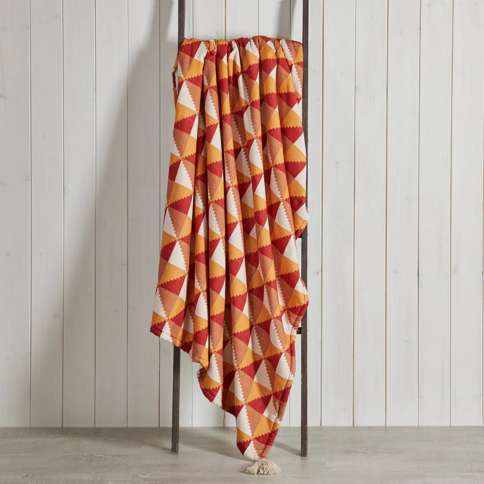 Medina Sherpa Reversible Polycotton Throw MultiColoured
