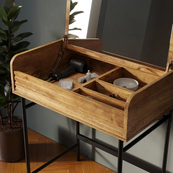 Bryant Compact Dressing Table with Mirror 5