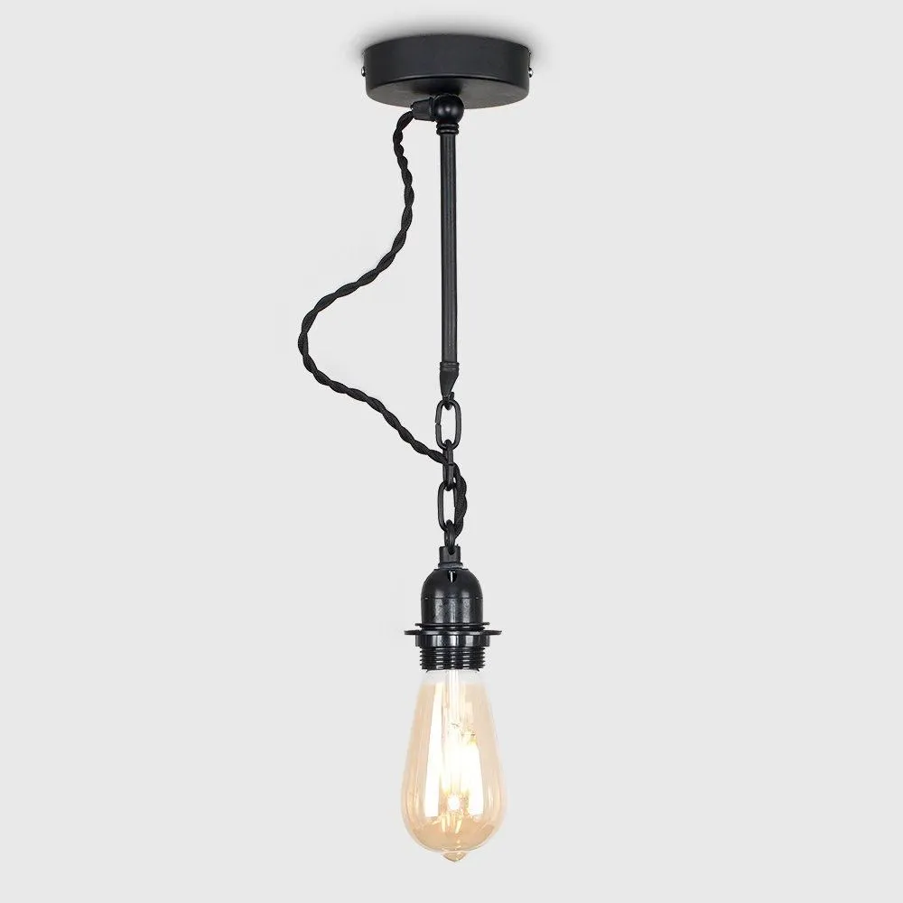 ValueLights Huber Industrial Black Indoor Wall Light Base 3