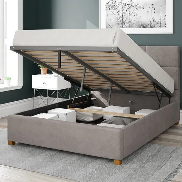Caine Ottoman Bed Frame, Plush Velvet 2