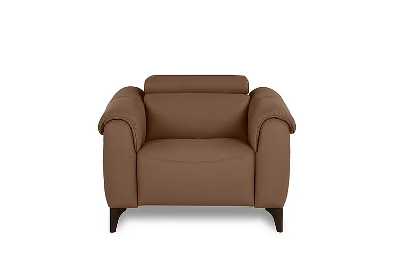Nicole Leather Power Recliner Armchair with Power Headrest and Power Lumbar