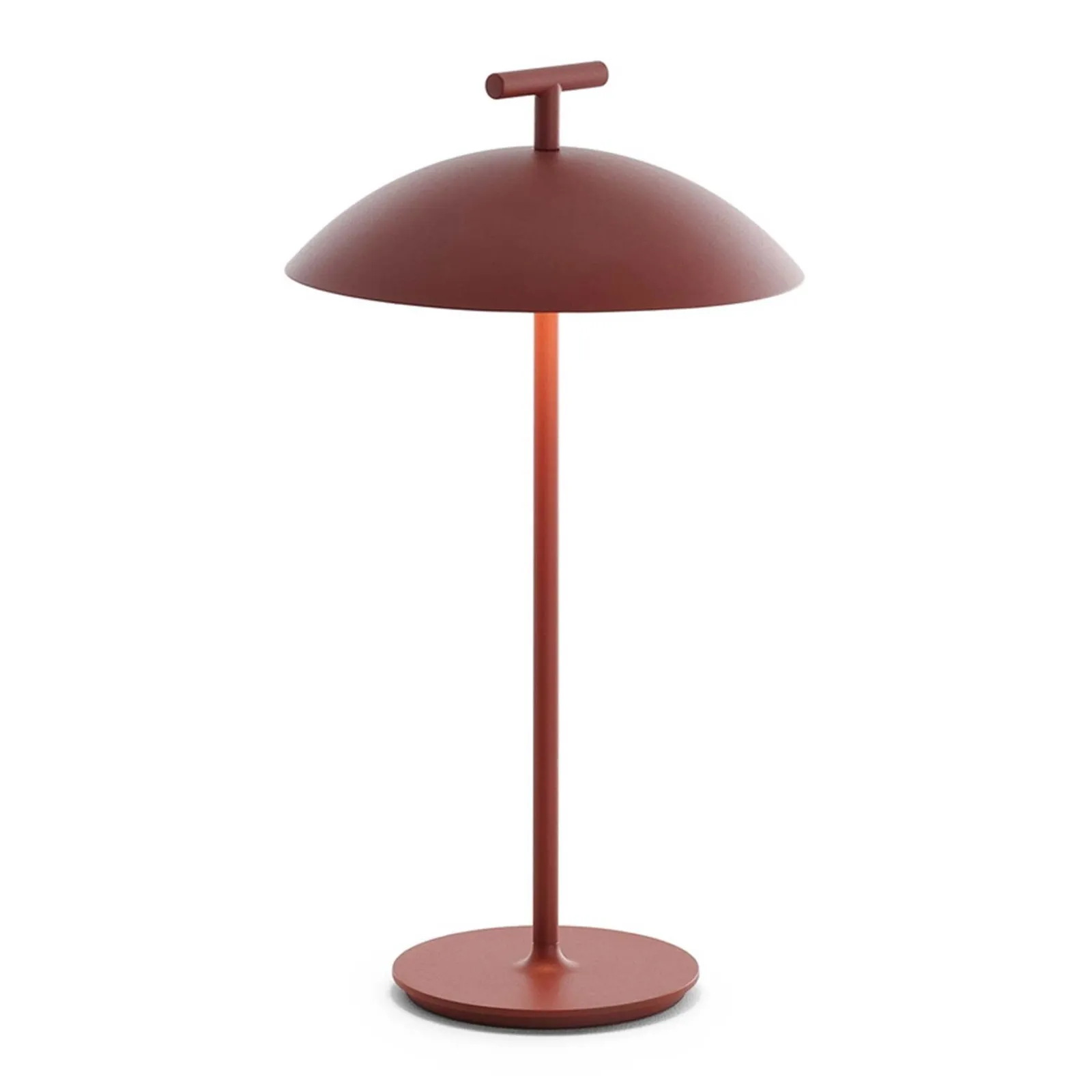 Kartell Mini Geen A Table Battery Lamp 20X36.5 Brick Red | Barker & Stonehouse 3