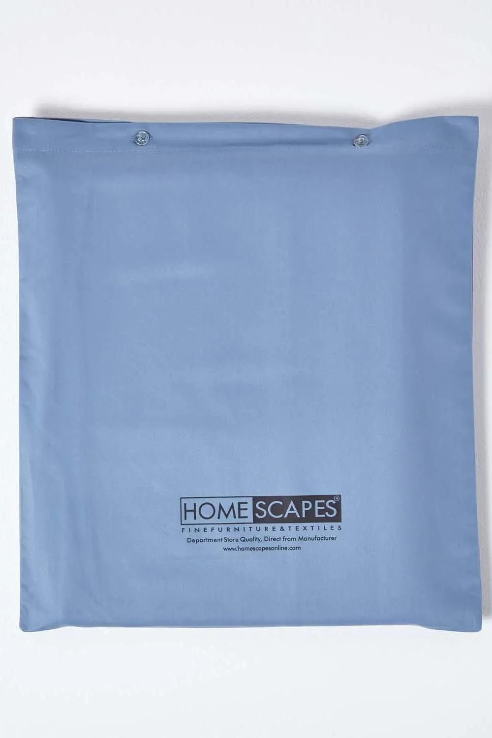 Homescapes Egyptian Cotton Flat Sheet 1000 Thread Count in Bright Blue 5