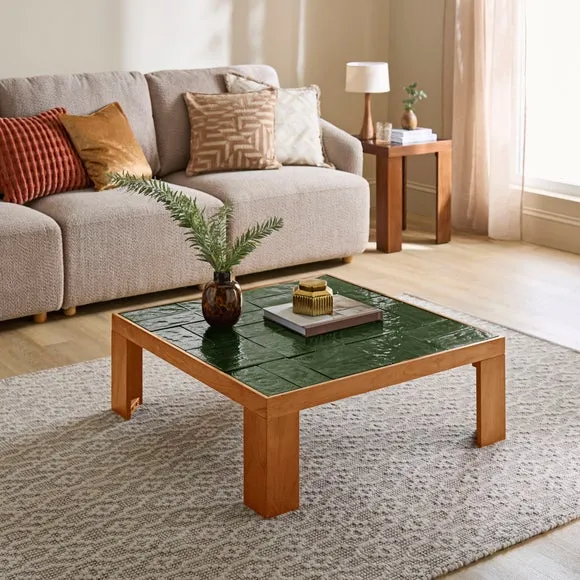 Lavina Glass Tiled Coffee Table 1