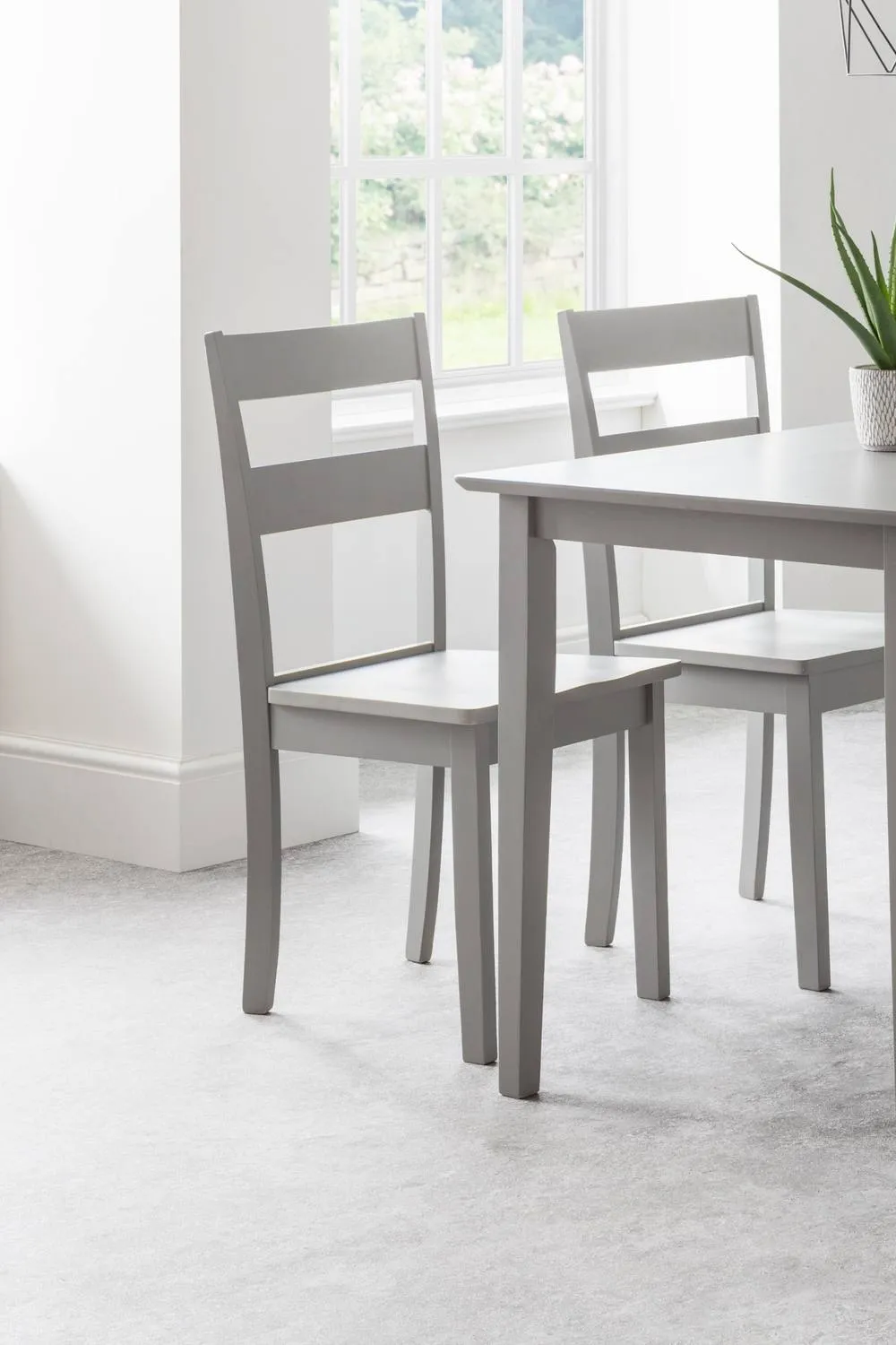 Julian Bowen Kobe Dining Chair (Set of 2) in Grey
