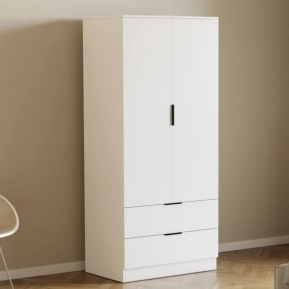Hayes 2 Drawer Double Wardrobe 1