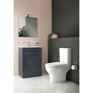 Holkham Anthracite Grey Vanity Unit & Basin - 855 x 590mm 2