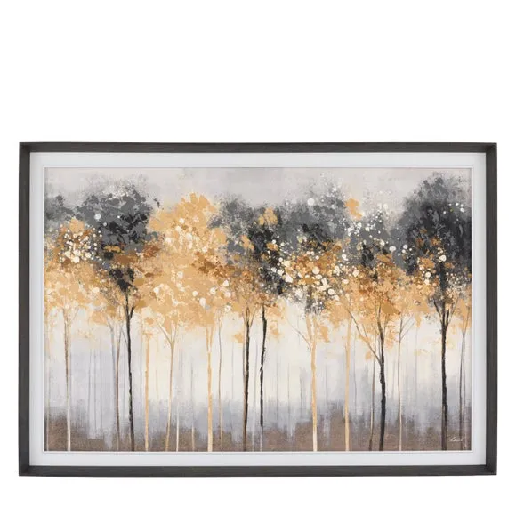 Cedar and Sage Textured Light Framed Canvas 4