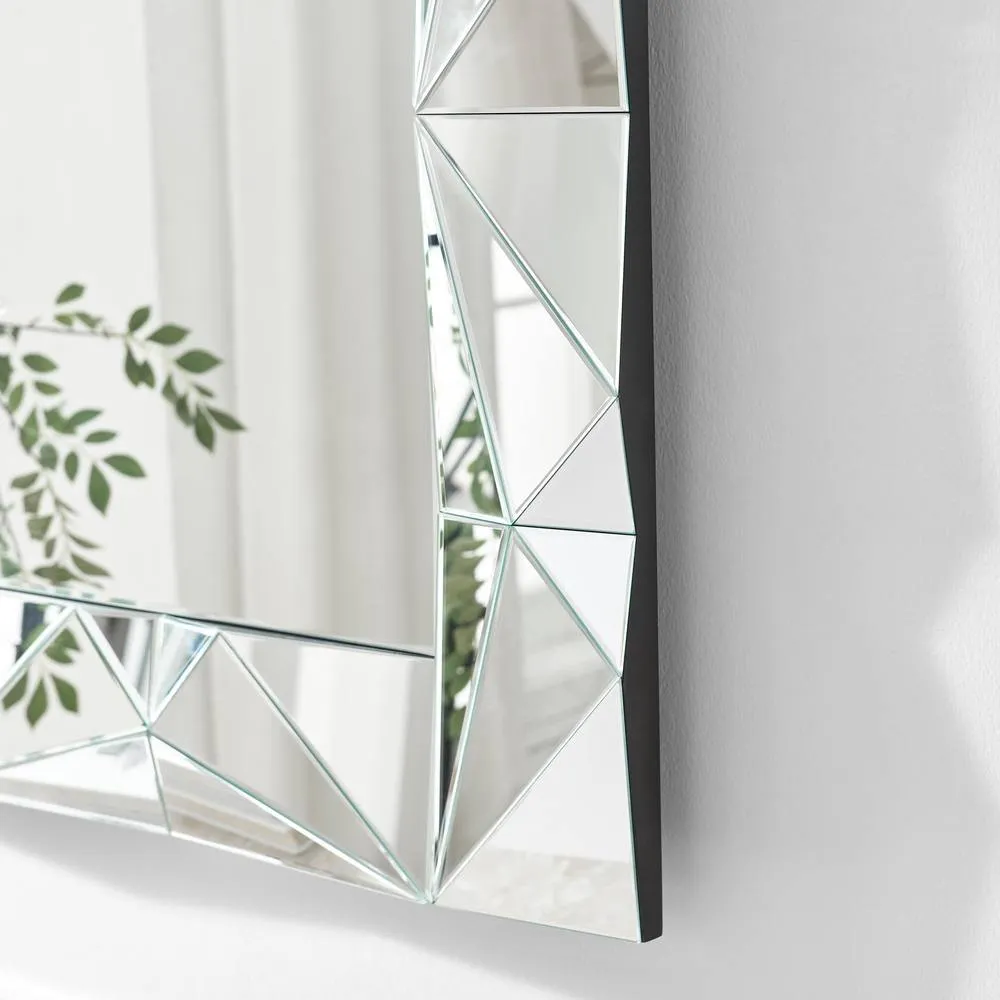 FurnitureboxUK Atlas Vintage Style Long Rectangle 120x80cm Mirror in Clear 5