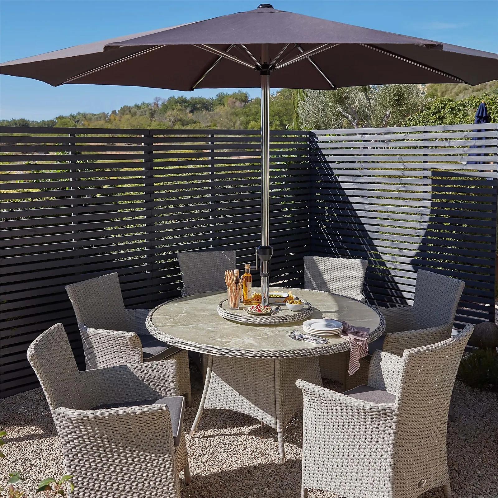 Cornbury 6 Seater Garden Dining Set