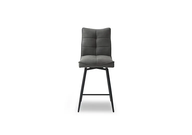 Germain Swivel Bar Stool - Charcoal