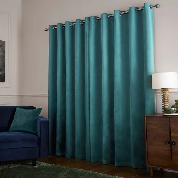 Luxe Velour Eyelet Curtains (Blackout Available) 4