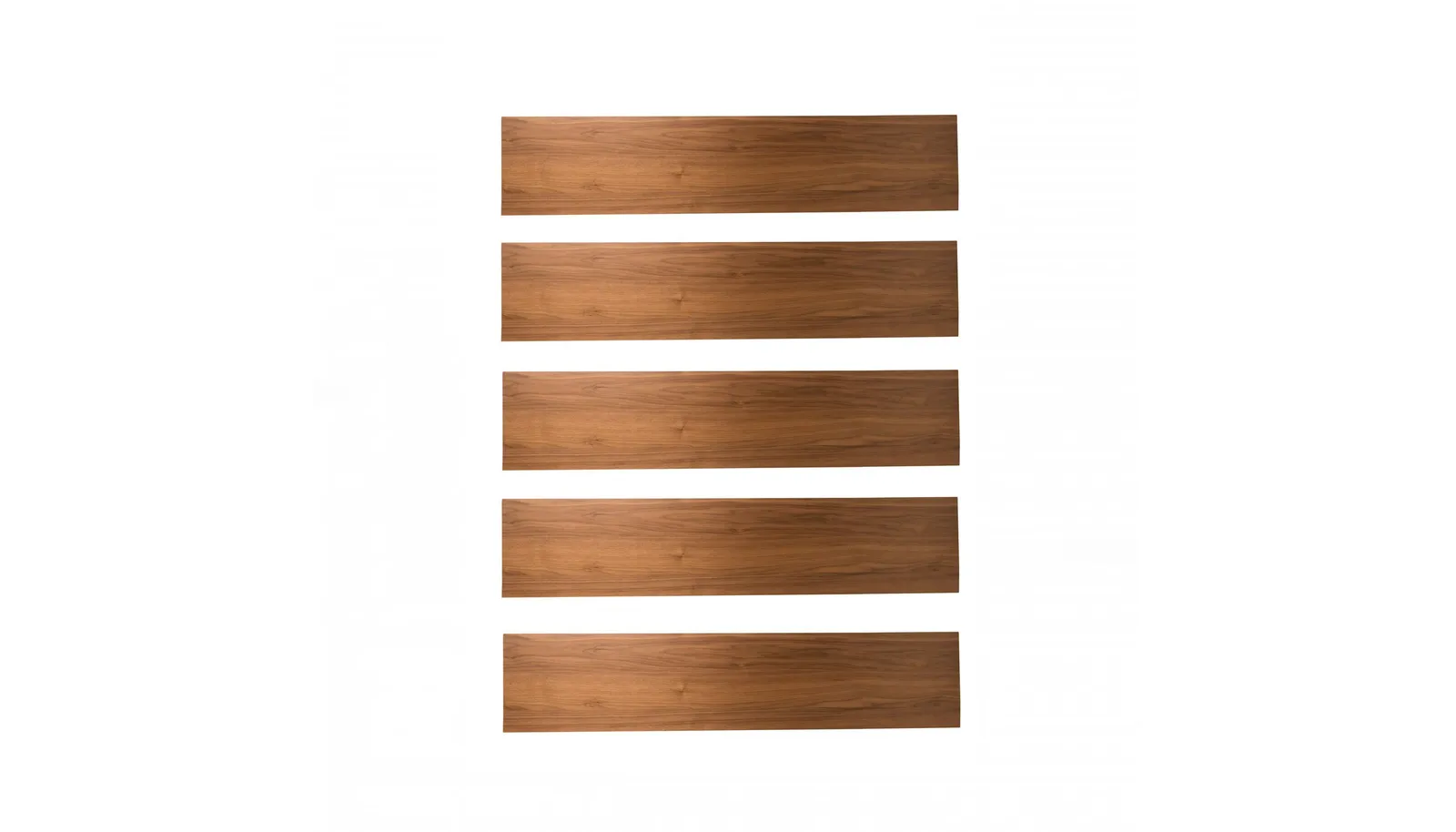 Heal's Tower Shelving Set of 5 Shelves Walnut
