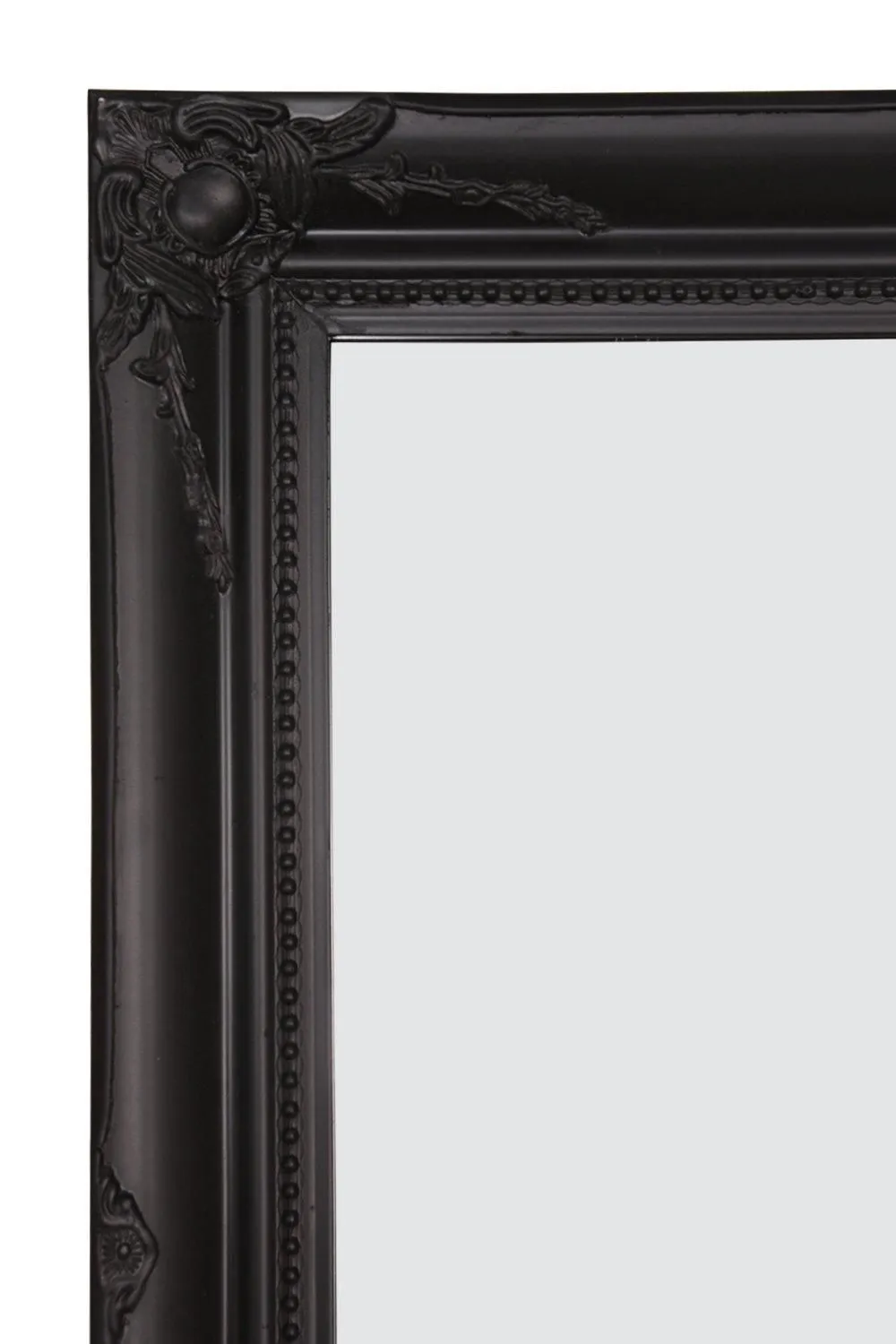 MirrorOutlet 'Hamilton' Black Shabby Chic Design Large Full Length Wall/Leaner Mirror 167cm x 76cm 3