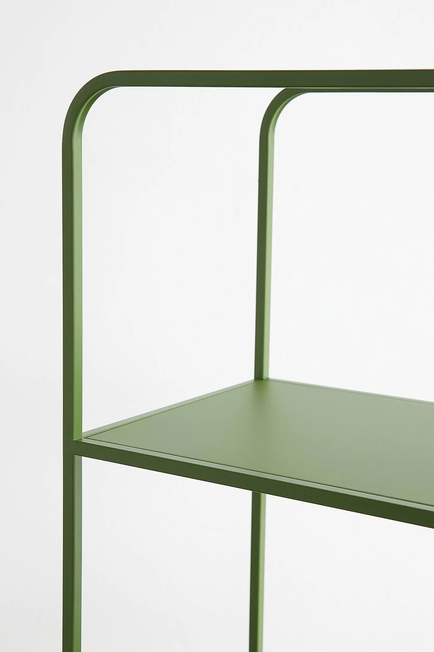 Alana Narrow Storage Shelf - Green 4