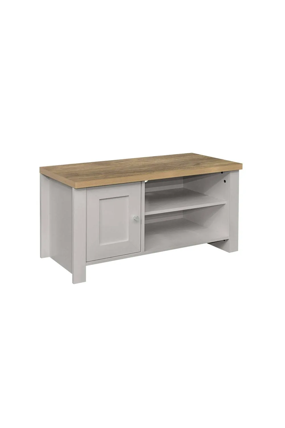 Birlea TV Unit Blue Oak Highgate Small Entertainment Navy Farmhouse Shabby Chic in Grey 3