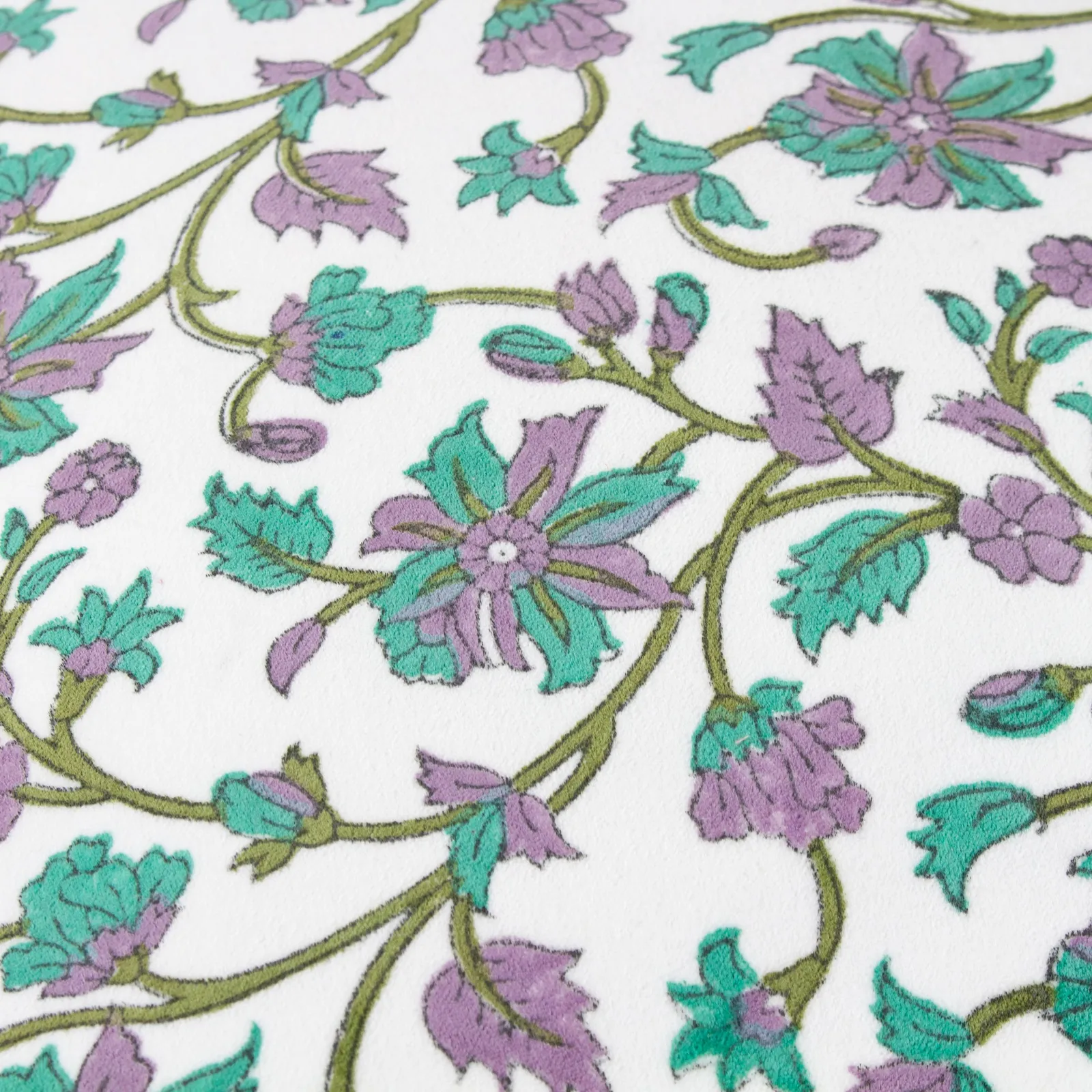 Paoletti Mentera 100% Cotton Floral Cushion in Green 5