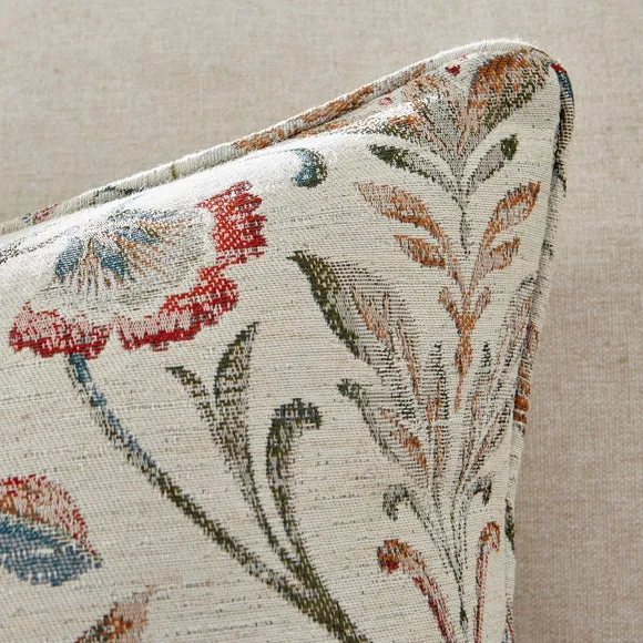 Antoinette Jacquard Natural Cushion 2