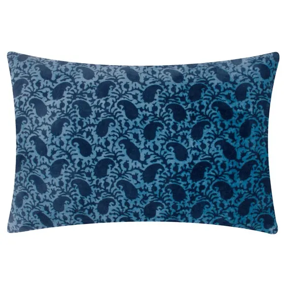 Boteh Luxurious Velvet Rectangular Cushion 3
