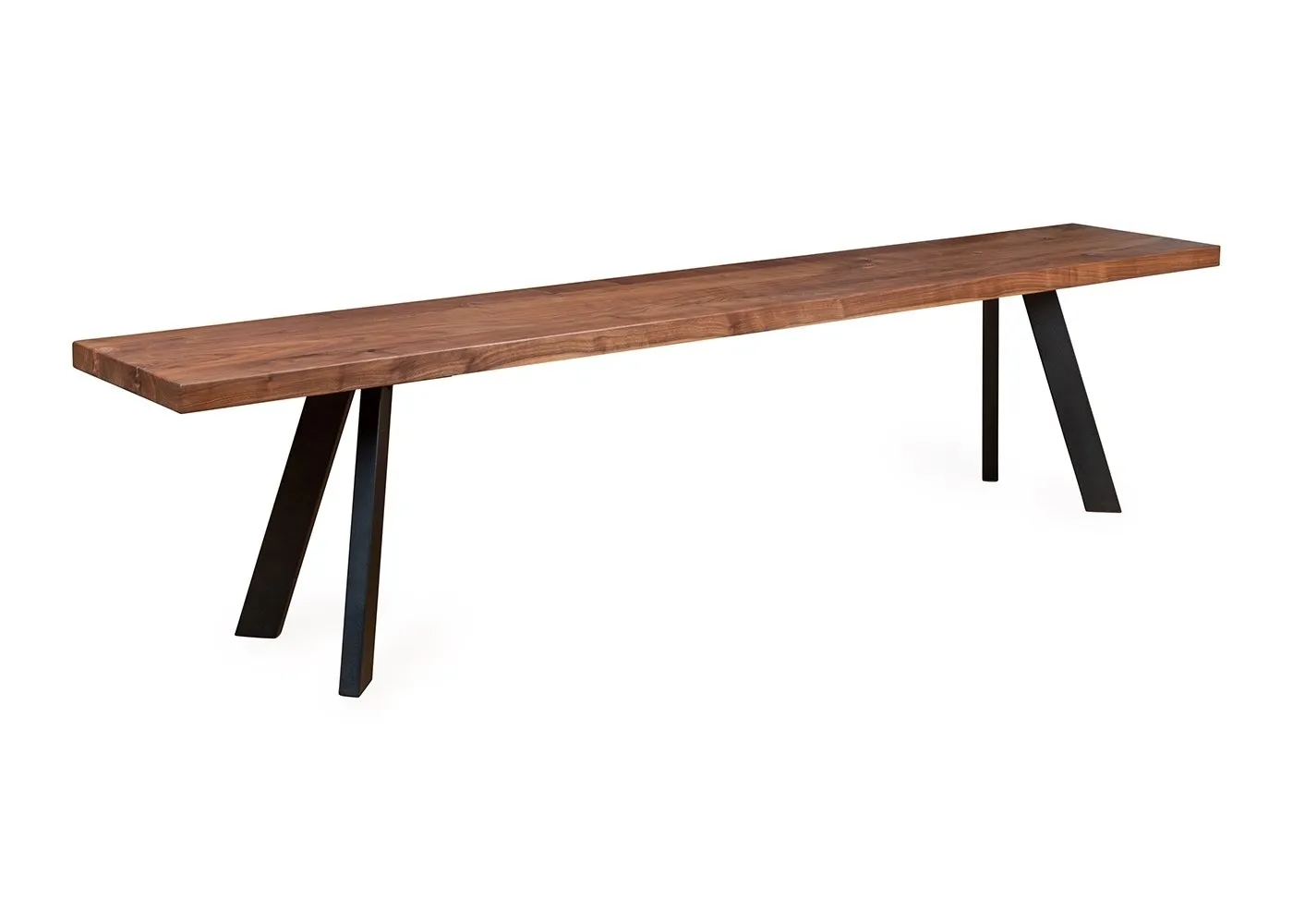 Heal's Madrid Bench 160x35cm Blonde Oiled Oak Natural Edge Not Filled