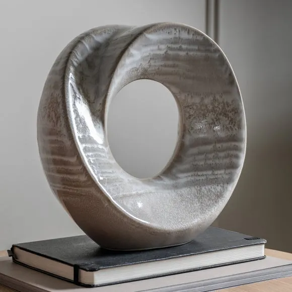 Cedar & Sage Dordon Large Ornament, Reactive Grey 2