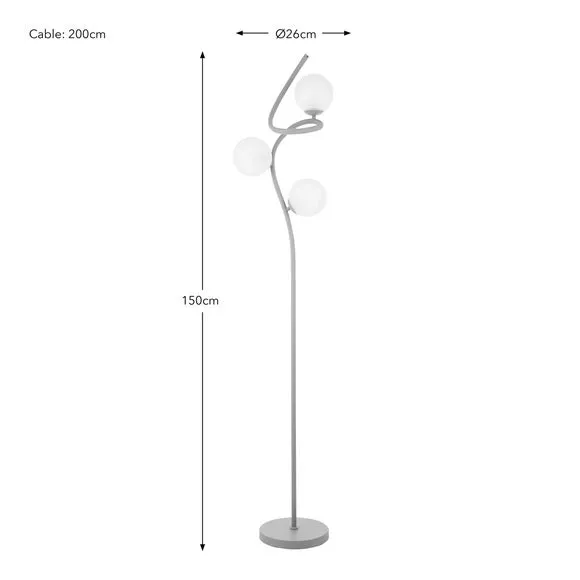 Wonder 3 Light Floor Lamp 6